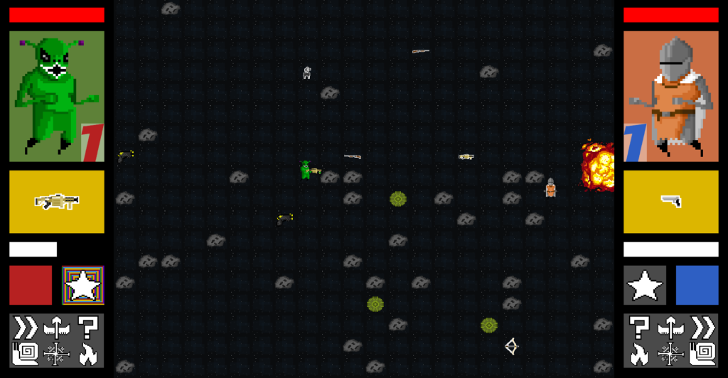 Time Break - game view of the space map.