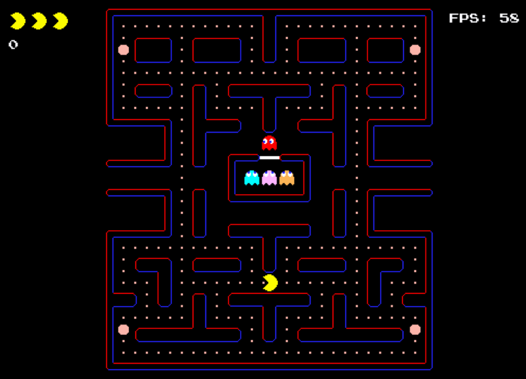 Pac-Man - start of game.